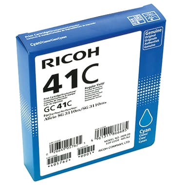 Ricoh Gelpatrone GC-41C 2.200Seiten cyan