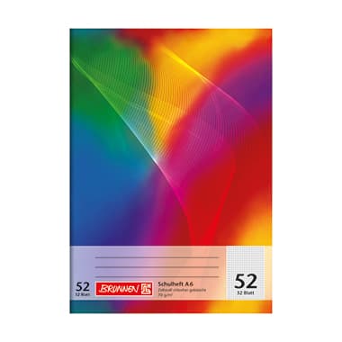 Brunnen Schulheft DIN A6 Lin52 32Blatt kariert