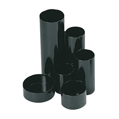 Wedo Stifteköcher Junior 6Fächer Kunststoff sw