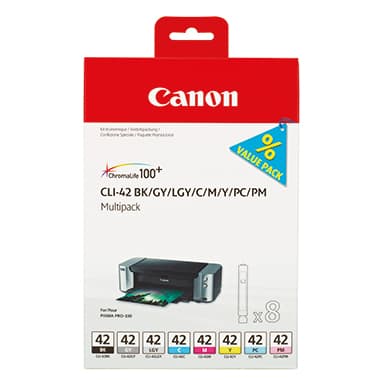 Canon Tintenpatrone CLI42 sw/c/m/y/fc/fm/gr 8St