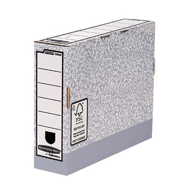Bankers Box Archivschachtel System grau/weiß