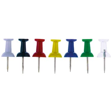 Alco Pinnwandnadel transparent 100 St./Pack.