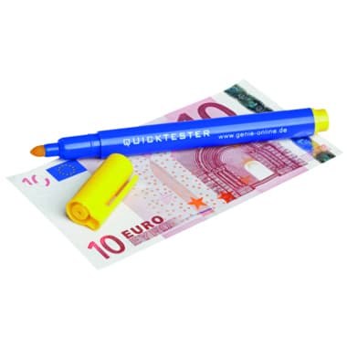 Genie Geldscheinprüfstift Quicktester blau/gelb
