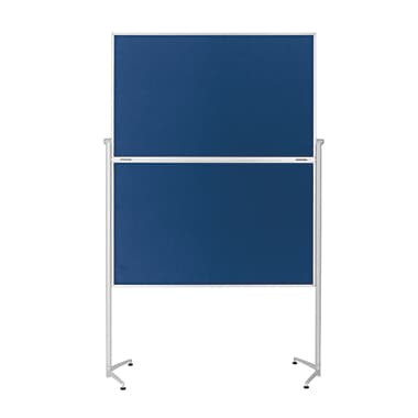 magnetoplan Moderationstafel klappbar Filz blau