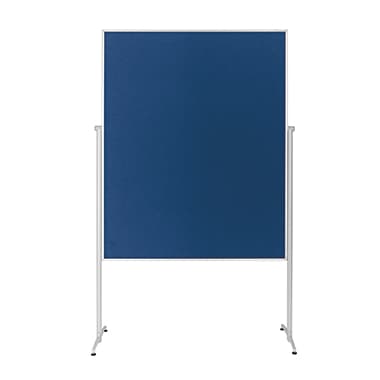 magnetoplan Moderationstafel einteilig Filz blau