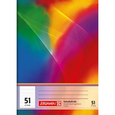 Brunnen Schulheft DIN A6 24Blatt 80g liniert
