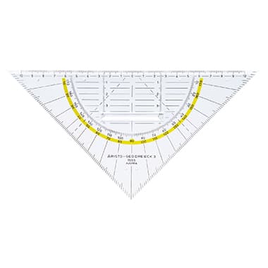 Aristo Geometriedreieck Facette 22,5cm gk