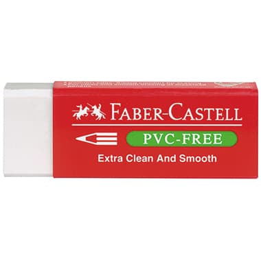 Faber-Castell Radierer Kunststoff weiss
