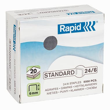Rapid Heftklammer Standard 24/6 5.000 St.