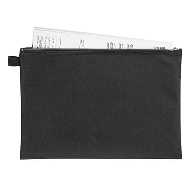 Veloflex Banktasche DIN A4 Reißverschl. Textil sw
