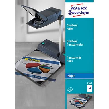 Avery Zweckf. Inkjetfolie DIN A4 tr 50 St.