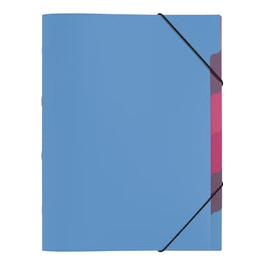 Pagna Ordnungsmappe Funky School A4 5Fächer PP hellblau