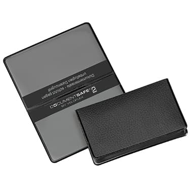 Veloflex Kartenhülle Documentsafe 93x59mm PVC sw