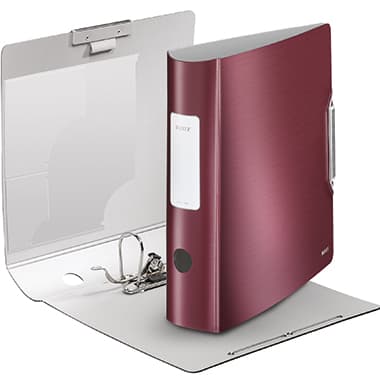 Leitz Ordner Active Style DIN A4 82mm PP granat rt