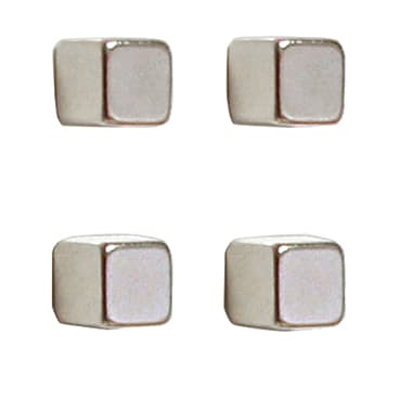 Franken Magnet Würfel 10x10mm silber 4 St,./Pack.