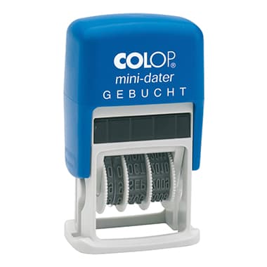 Colop Datumstempel mini-dater GEBUCHT 160/L3