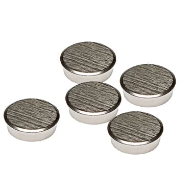 Franken Kraftmagnet rund 16mm silber 5 St./Pack.