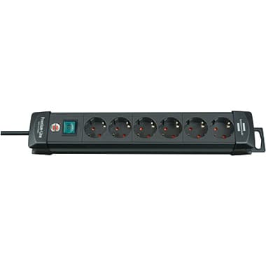 brennenstuhl Steckdosen- Leiste Premium-Line 6fach sw