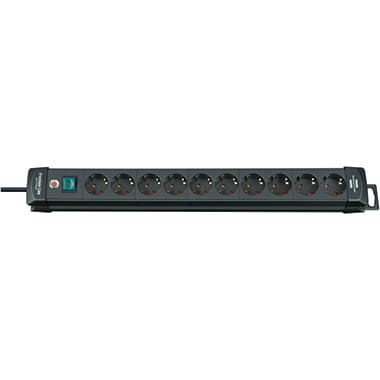 brennenstuhl Steckdosen- Leiste Premium-Line 10fach sw
