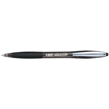 Bic Kugelschreiber ATLANTIS Soft 0,4mm Druckmechanik sw