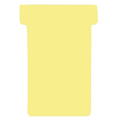 Franken T-Karte Größe2 84x48mm gelb 100 St./Pack.