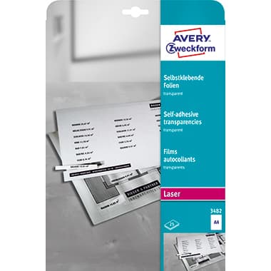 Avery Zweckform Folie DIN A4 sk 25 St./Pack.