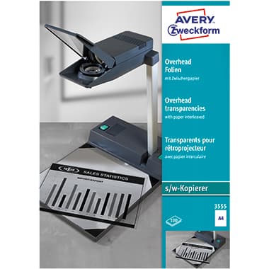 Avery Zweckform Kopierfolie klar A4 100 St./Pack.