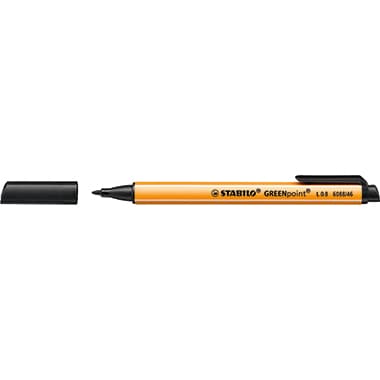 Stabilo Feinschreiber GREENpoint 0,8mm sw