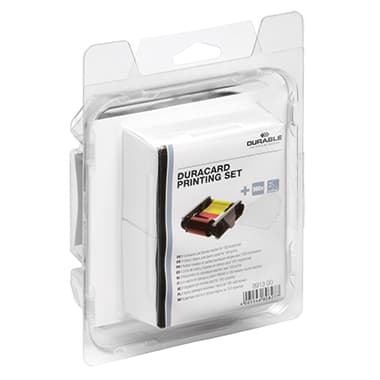 DURABLE Namensschild-Set DURACARD Printing +100Schild.