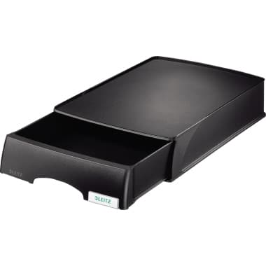 Leitz Briefablage Plus DIN A4 stapelbar PS sw