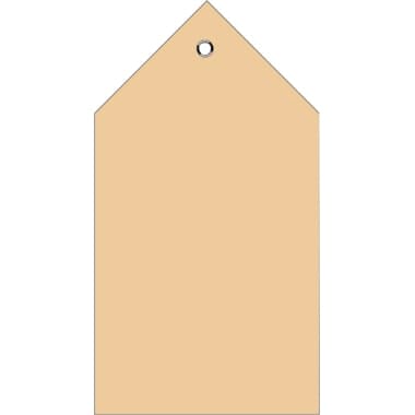 Herma Anhängezettel 80x150mm Kunststofföse Faltecken 250St