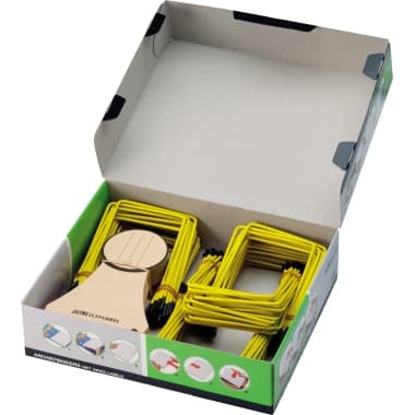 Jalema Abheftbügel Pli-Fix 2639800000 ge/sw 100St