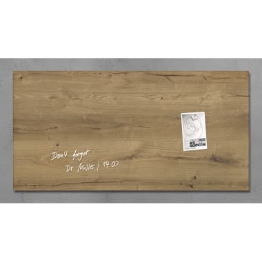Sigel Magnetboard Artverum 91x46x15mm Glas Naural-Wood