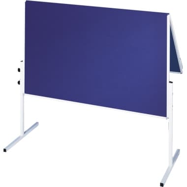 Franken Moderationstafel klappbar Filz blau