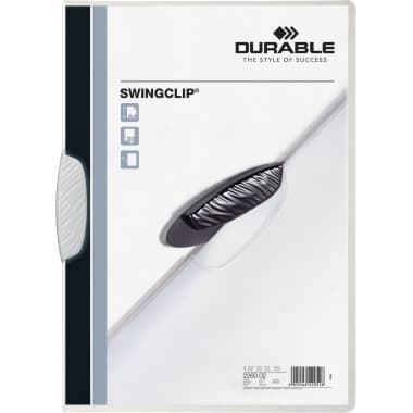 Durable Klemmmappe SWINGCLIP DIN A4 max. 30Bl. Klemme ws