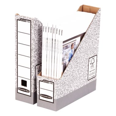 Bankers Box Stehsammler DIN A4 Archiv gr/ws