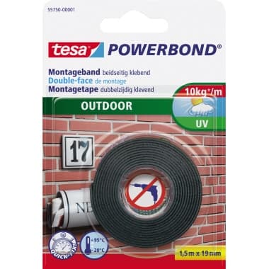 tesa Montageband Outdoor 1,5mx19mm