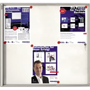 Franken Schaukasten X-tra! Line 8x DIN A4 68x96x3cm ws