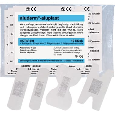 aluderm Wundpflaster Activ- Set aluplast Set 10 St.