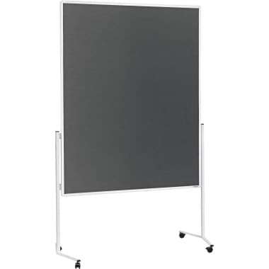 magnetoplan Moderationstafel 120x150cm Filz grau