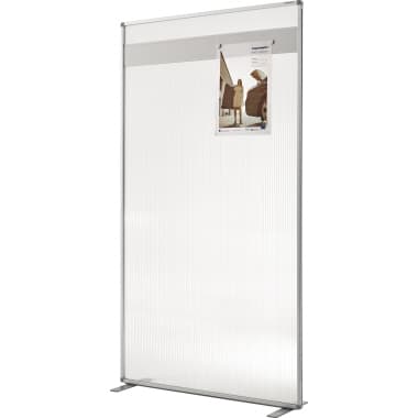 magnetoplan Raumteiler 100x180x50cm transparent