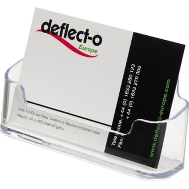 Deflecto Visitenkarten- Halter 50Karten tr