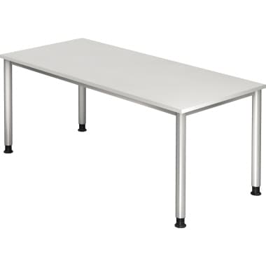 Hammerbacher Schreibtisch 180x80cm ws