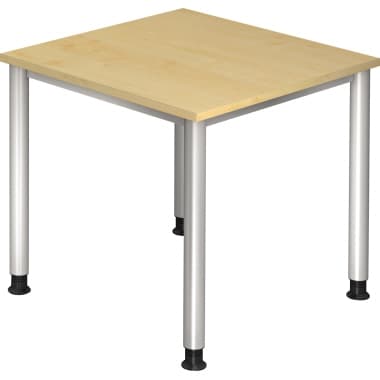Hammerbacher Schreibtisch 80x80cm ahorn