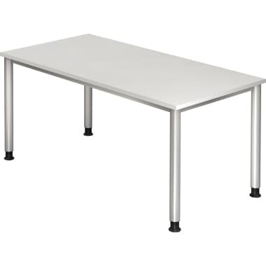 Hammerbacher Schreibtisch 160x80cm ws