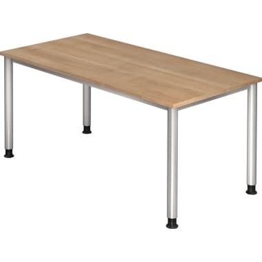 Hammerbacher Schreibtisch 160x80cm nussbaum