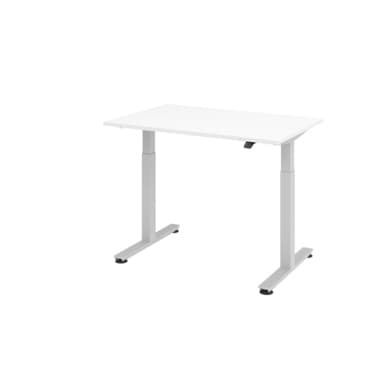 Hammerbacher Schreibtisch 120x80cm weiß