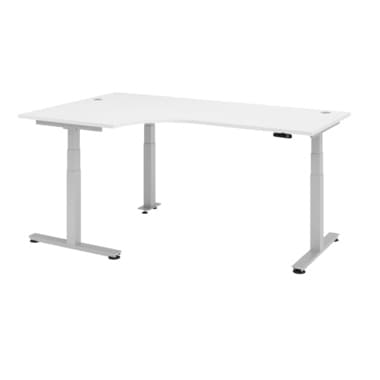 Hammerbacher Schreibtisch 200x120cm weiß