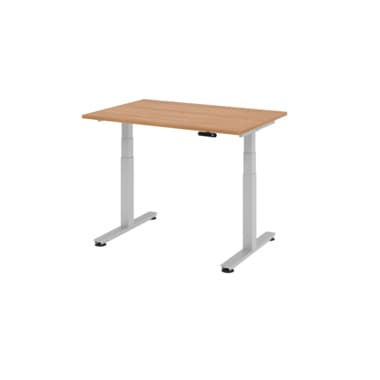 Hammerbacher Schreibtisch 120x80cm nußbaum