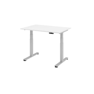 Hammerbacher Schreibtisch 120x80cm weiß
